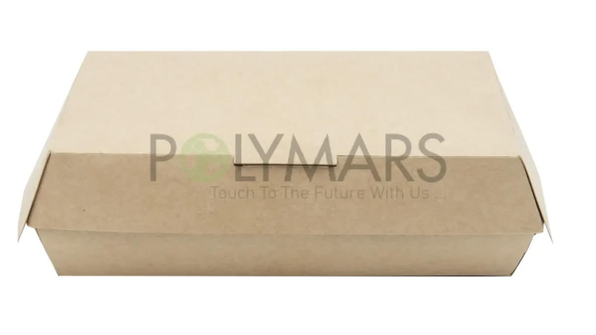 Kraft Meal Box - 175x90x90 mm - Polymars Packaging Solution